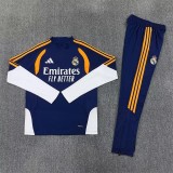 26-27 Real Madrid (royal blue) Adult Sweater tracksuit set