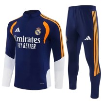 26-27 Real Madrid (royal blue) Adult Sweater tracksuit set