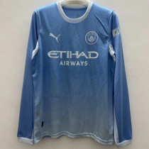 26-27 Manchester City home Long sleeve Thailand Quality