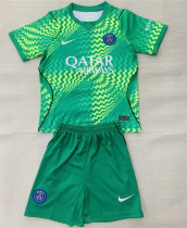 Kids kit 26-27 Paris Saint-Germain (Goalkeeper) Thailand Quality