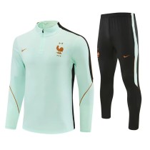 2026 France (light green) Adult Sweater tracksuit set