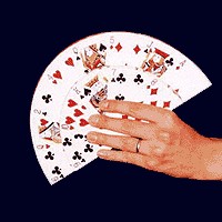 CARD FAN to Card Top Hat