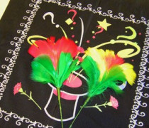 Flowers from Scarf - Feather