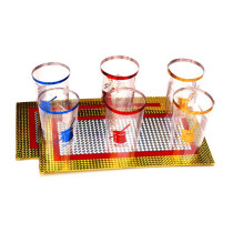 Cups Out From Two Plates