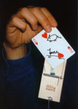 Card in Mousetrap