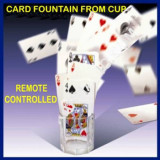 Card Fountain From Glass Cup - Remote Control
