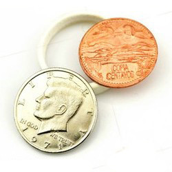 Scotch & Soda (Half Dollar With Mexican Centavo) - Trick