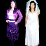 * Bag to Mantilla & Wedding Dress