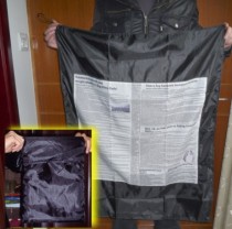 Bag to Newspaper Streamer