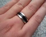 Magnetic Engraved PK Ring - Black Deluxe (6 Sizes)