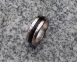 Magnetic Engraved PK Ring - Black Deluxe (6 Sizes)
