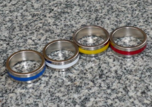 Magnetic Engraved PK Ring (4 Colors)