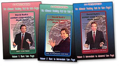 David Roth Expert Coin Magic Made Easy (3 Vol. set) - DVD