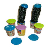 Faux Caterpillar Candy Jar