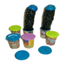 Faux Caterpillar Candy Jar