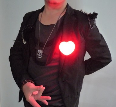 Heart-Shaped Light Set (Red/Blue)