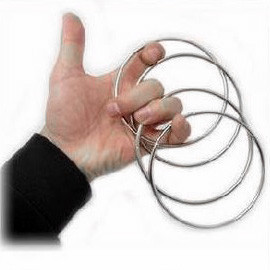 Metal Linking Rings 4 Rings Set (4 Inch/4.5 Inch)