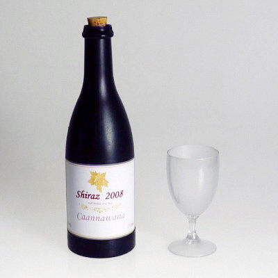 Floating Airborne Wine And Glass - Electric Version