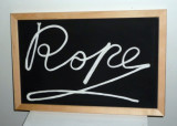 Rope Black Board - Plastic Bag Packaging