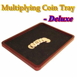 Multiplying Coin Tray - Wood - Deluxe (Half Dollar Version)