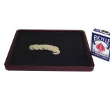 Multiplying Coin Tray - Wood - Deluxe (Half Dollar Version)