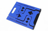 Magician Table - Folding (Aluminum, Large, Blue)