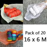 Throw Streamers - 3 Colors, Pack of 20 (16 x 6 Meters)