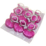 Throw Streamers - White/Multicolor (Cups, 9 Pieces/Pack)