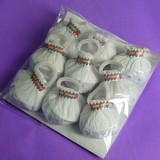 Throw Streamers - White/Multicolor (Cups, 9 Pieces/Pack)