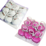 Throw Streamers - White/Multicolor (Cups, 9 Pieces/Pack)
