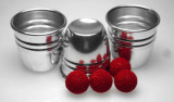 Cups and Balls With Chop Cup Aluminium - Combo