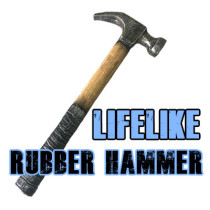 Lifelike Rubber Hammer