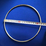 Deluxe Traditional Chinese Linking Rings 6 Rings Set (8.7 Inch, Chrome, Solid)