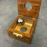 Steel Ball Thru Glass