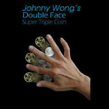 Double Face Super Triple Coin (Morgan Dollar/Half Dollar) by Johnny Wong