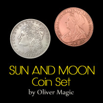 Sun and Moon Coin Set (Morgan Dollar) by Oliver Magic