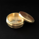 Buddha Boston Box - Half Dollar Size (Brass)