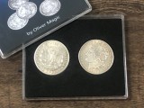 Morgan Dollar Shell and Coin Set (4 Coins 1 Shell) by Oliver Magic