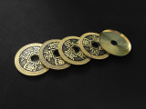 Super Chinese Coin Set (Qianlong, Morgan Size) by Oliver Magic