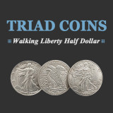 Triad Coins (Walking Liberty Half Dollar Gimmick)