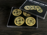 Super Chinese Coin Set (Qianlong, Morgan Size) by Oliver Magic