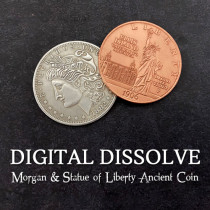 Digital Dissolve (Morgan & Statue of Liberty Ancient Coin)