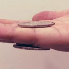 Magnetic Morgan Dollar (Super Strong, 3.8cm, Brass)