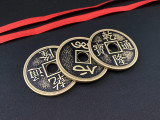 Chinese Palace Coins and Ribbon by Jimmy Fan