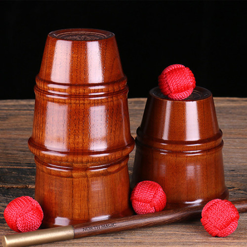 Wooden Cups and Balls (Deluxe)