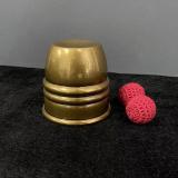 Super Chop Cup (Brass/Aged) by Oliver Magic