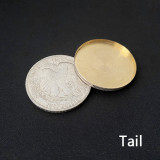 Expanded Shell Walking Liberty Half Dollar (Brass)
