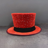 Folding Top Hat (Velvet, 6 Colors)