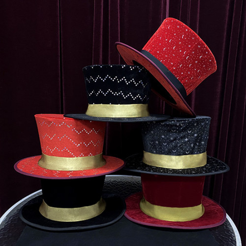 Folding Top Hat (Velvet, 6 Colors)