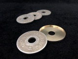Japanese Ancient Coin Set (4 Coins 1 Shell) by Oliver Magic